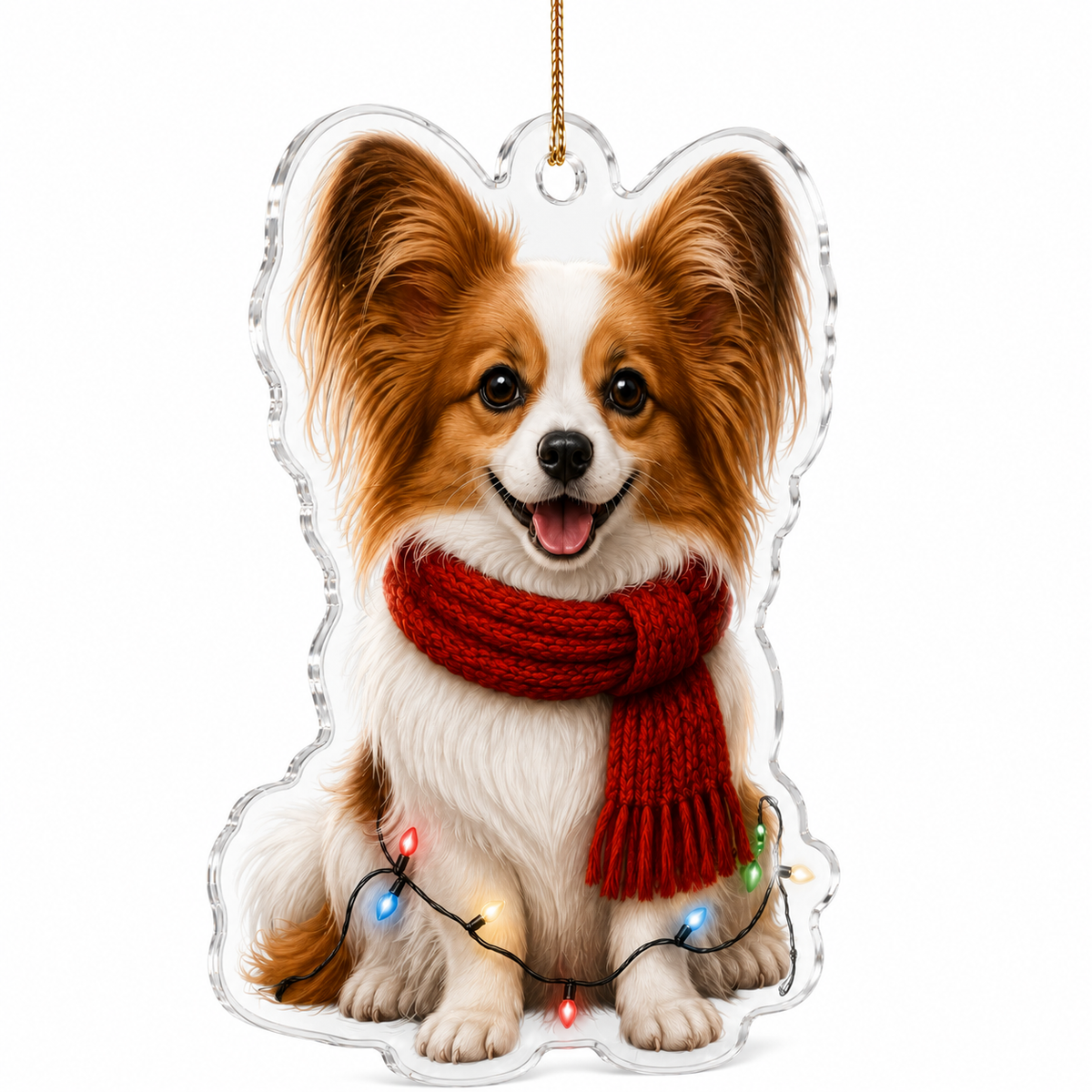Dog Christmas Ledlight Papillon