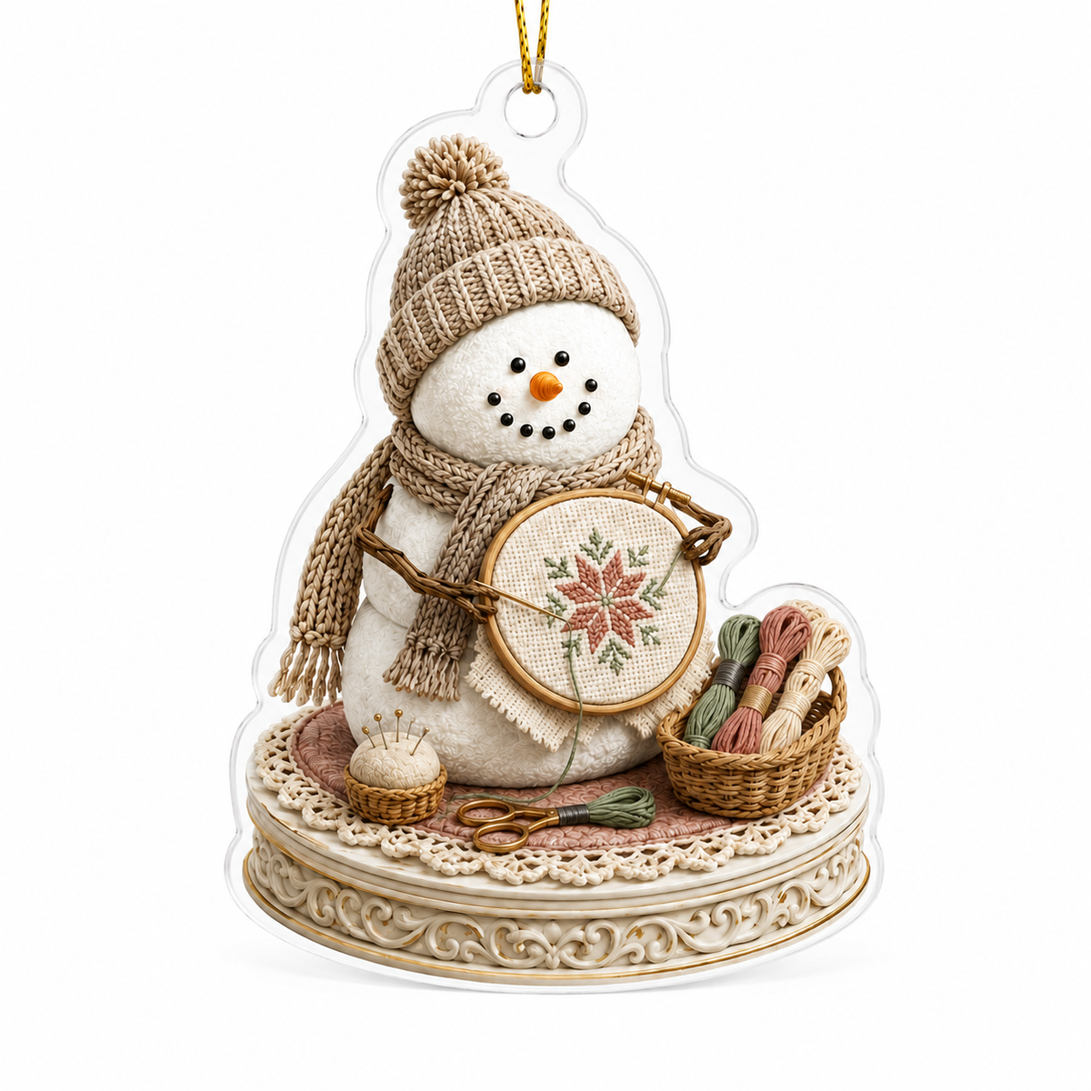 Snowman Hobbies Acrylic Cross-Stitching