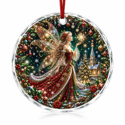 Fairy Glass Ornament Christmas Fairy