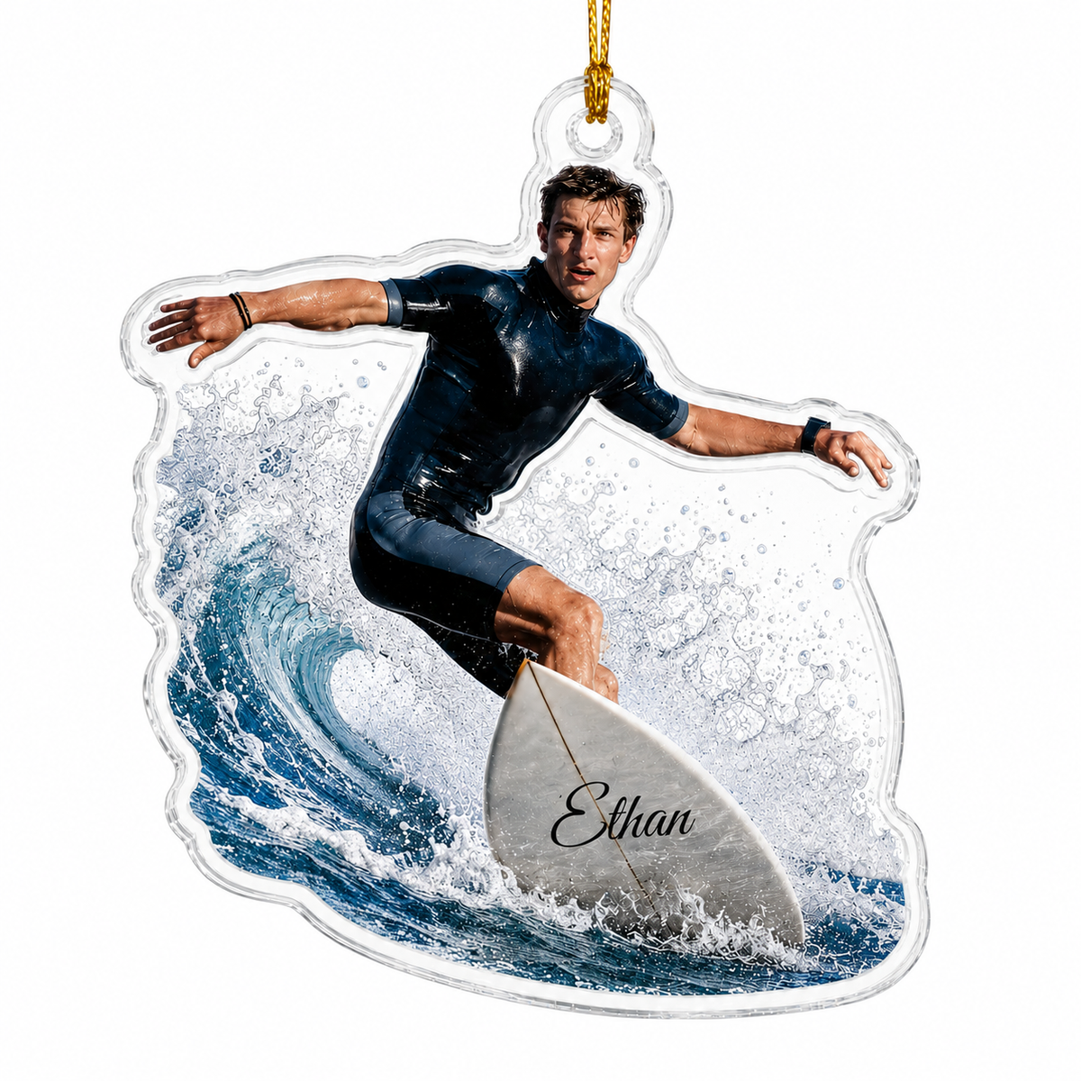 Surfing Personalize Acrylic Surfer
