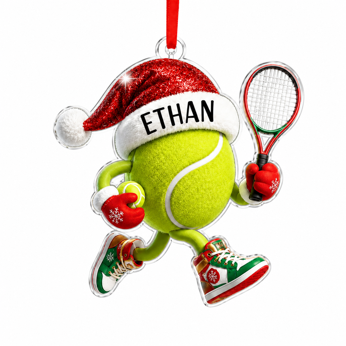 Sport Running Custome Name Acrylic Tennis