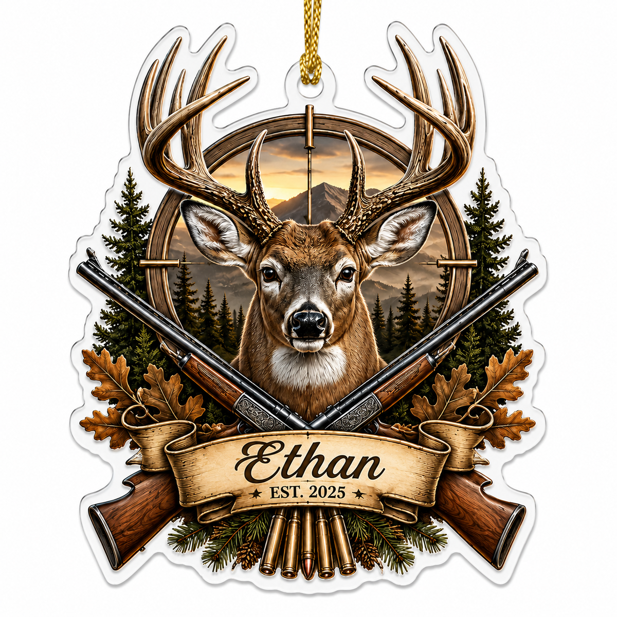 Personalized Hunting Deer Hunter Legacy Acrylic