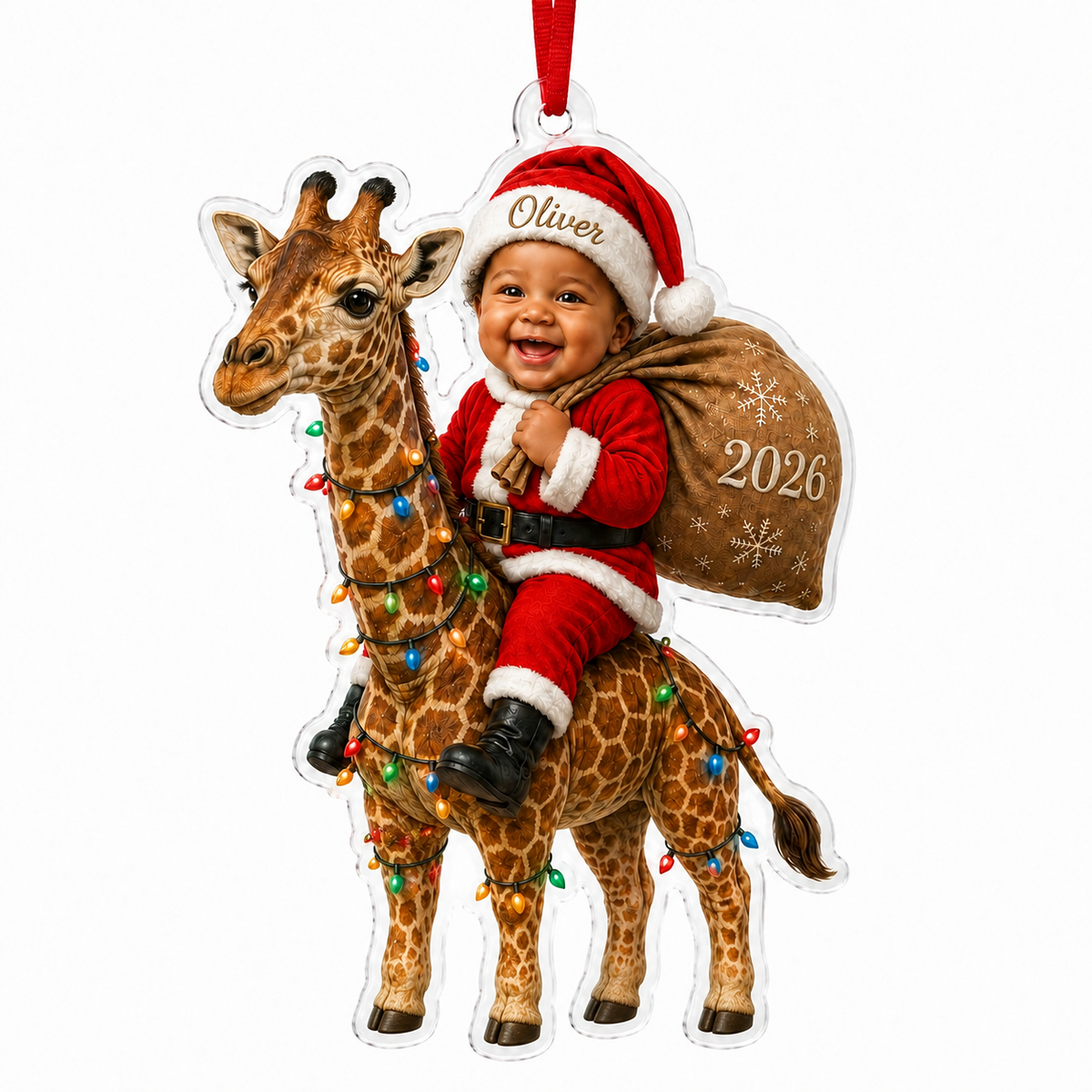 Custom Photo Baby Animal Giraffe