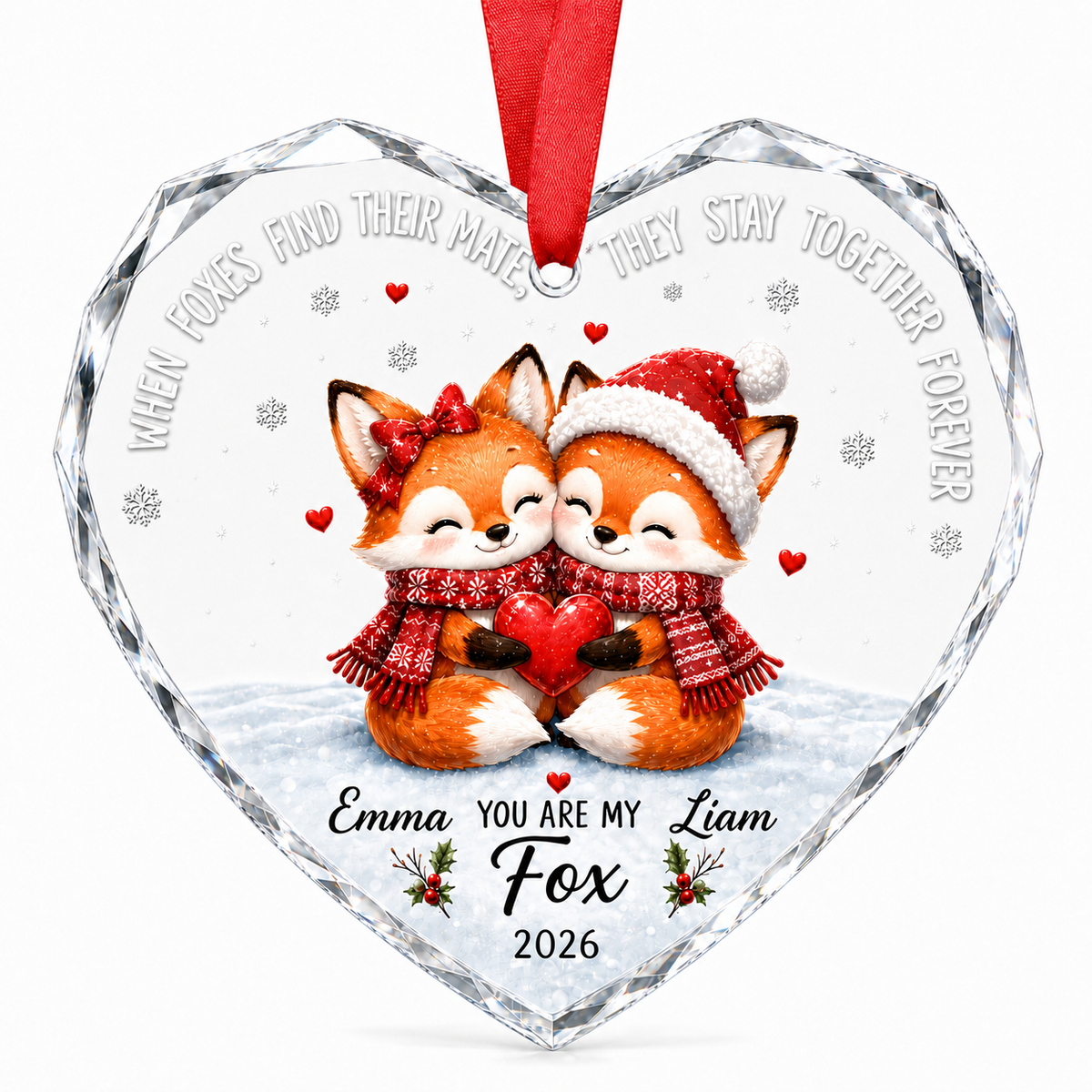 Custom Animal Couple Fox