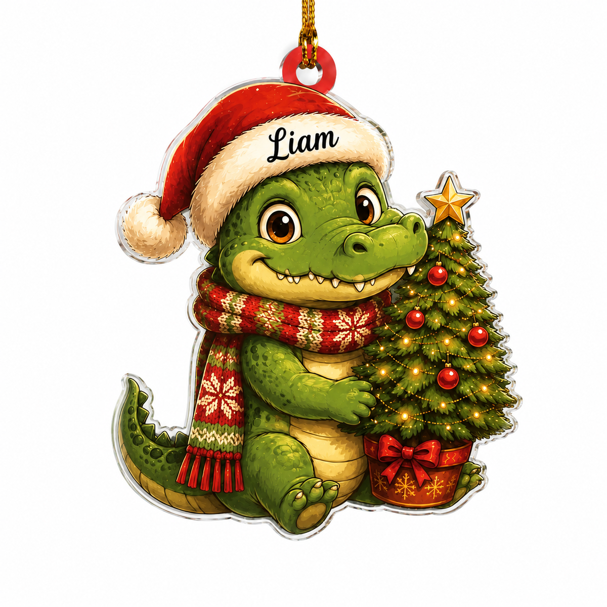 Animal Christmas Crocodile