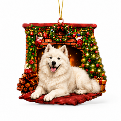 Dog Christmas Tree Samoyed