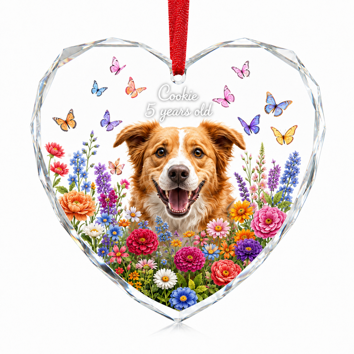 Custom Photo Dog Xmas Style 12