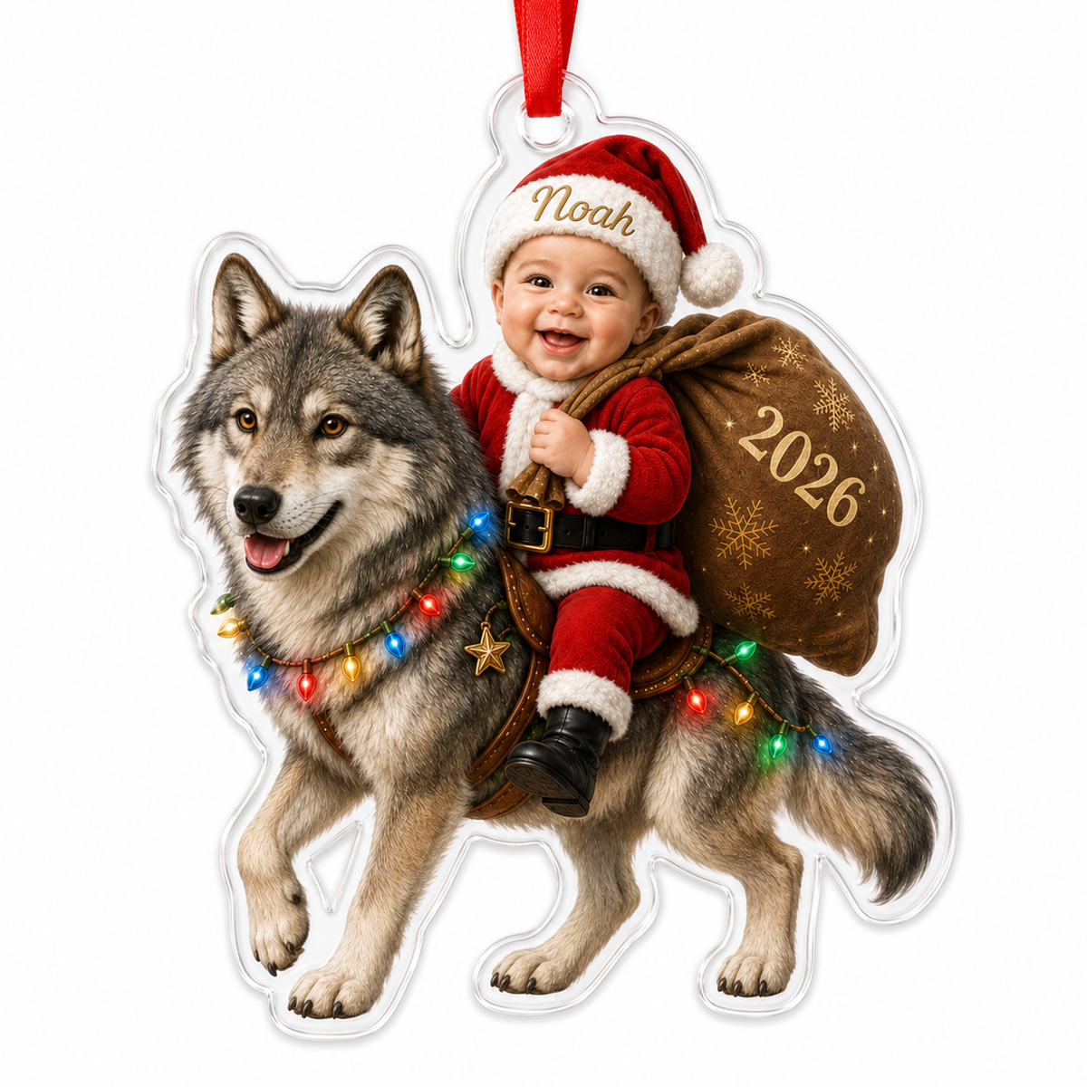 Custom Photo Baby Animal Wolf