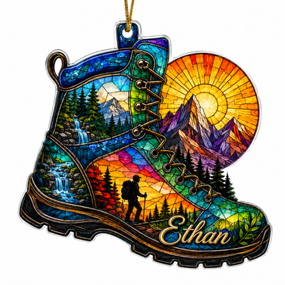 Custom Name Hiking And Trekking Acrylic Style 16