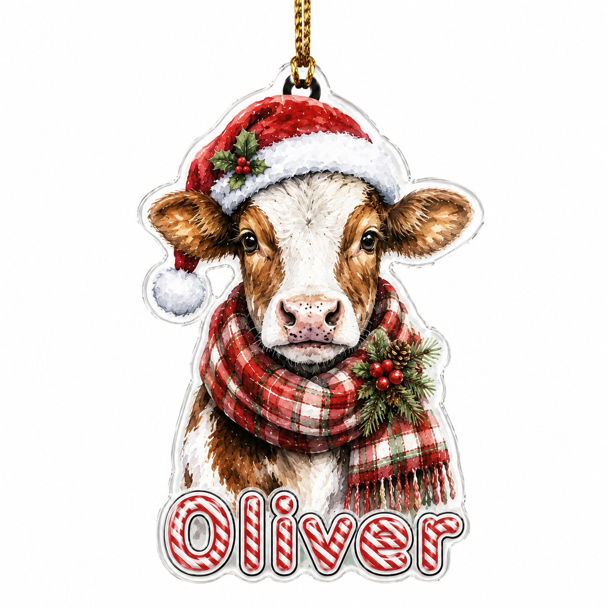 Christmas Farm Animal Cow