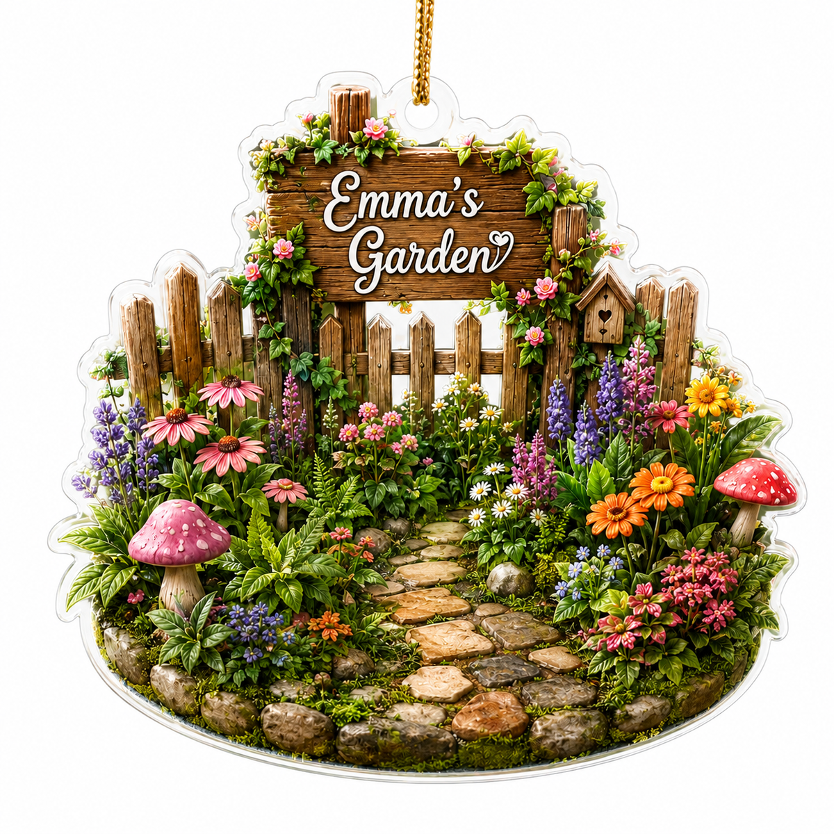 Custom Gardening Backyard Harvest Acrylic