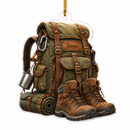 Custom Name Hiking And Trekking Acrylic Style 6