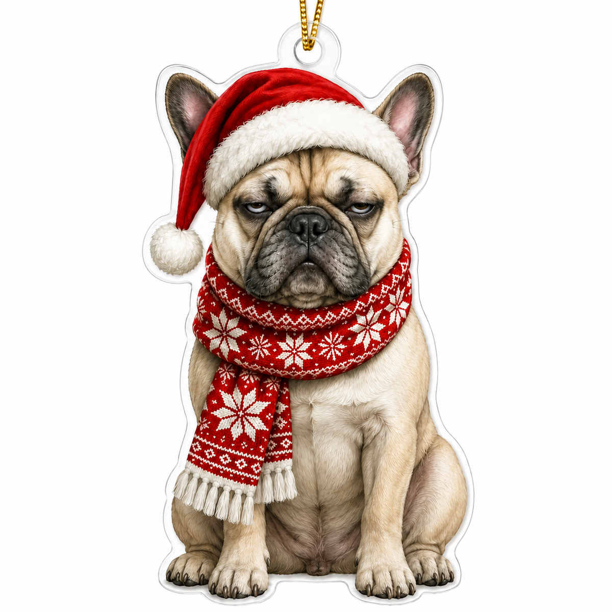 Dog Funny Christmas French Bulldog