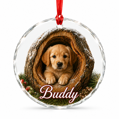 Glass ornament Animal Dog