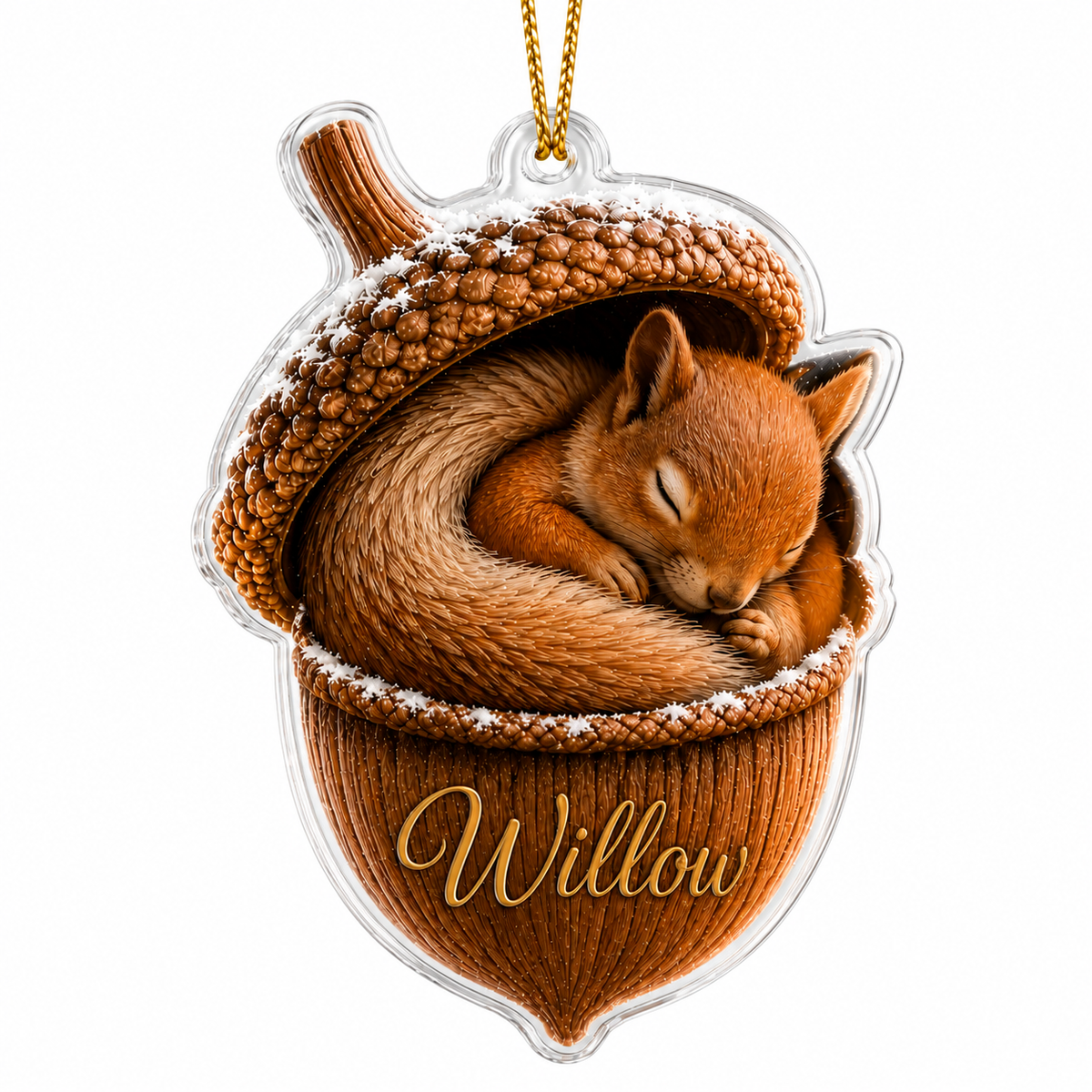 Animal Tree Decor Acrylic Squirrel