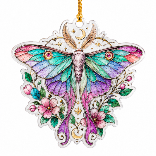 Bird With Flower Moth