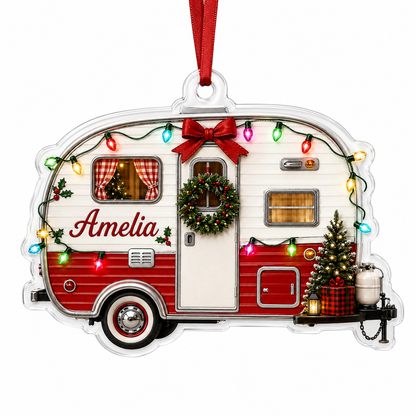 Camping Personalize Acrylic Cute Mobile Home