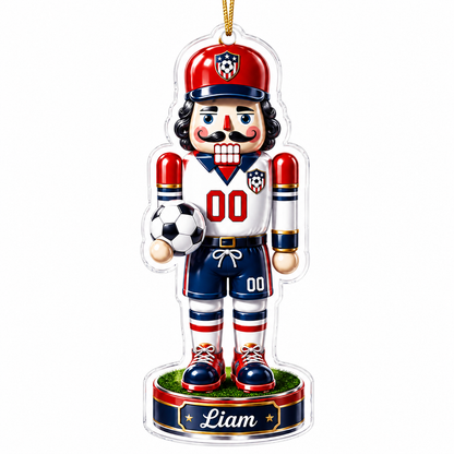 Sports Nutcracker Soccer Acrylic