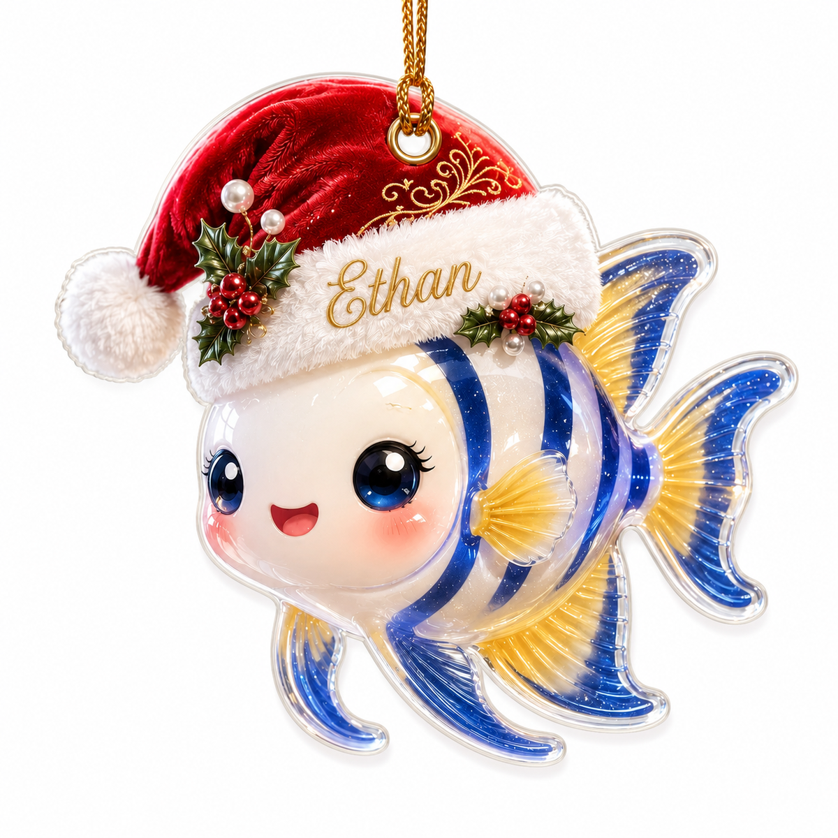 Animal With Santa Hat Angelfish
