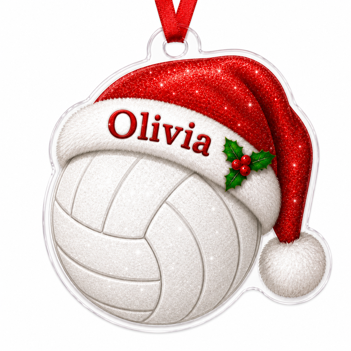 Sport Custome Name Acrylic Volleyball