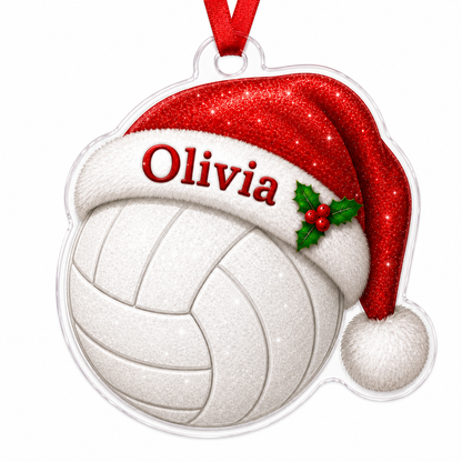 Sport Custome Name Acrylic Volleyball