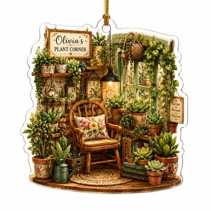 Custom Gardening Succulent Nook Acrylic