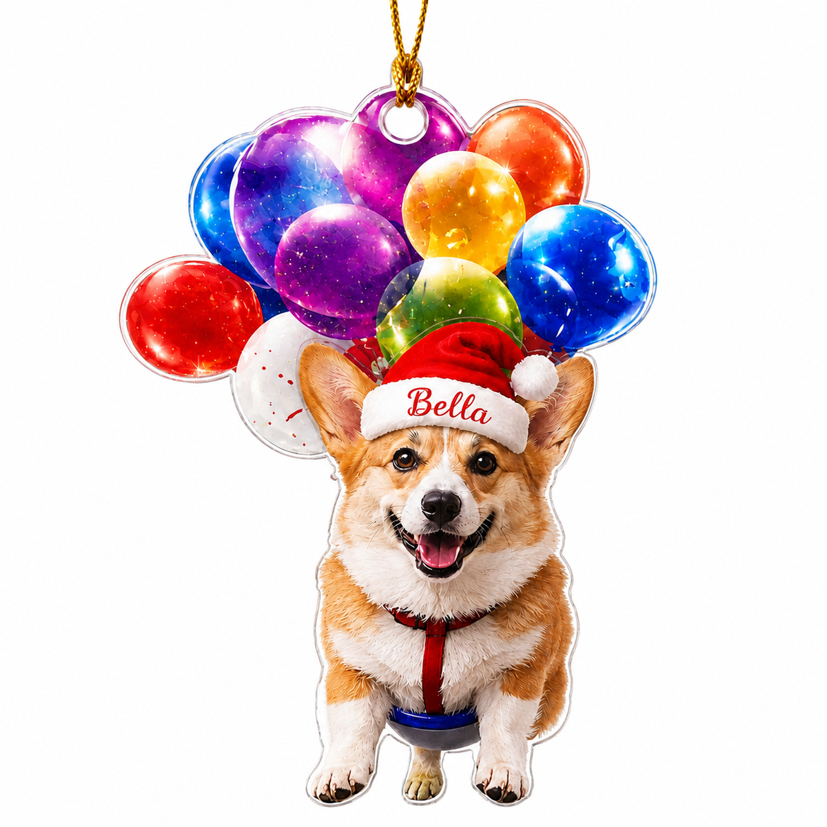 Custom Photo Dog Christmas Style 13