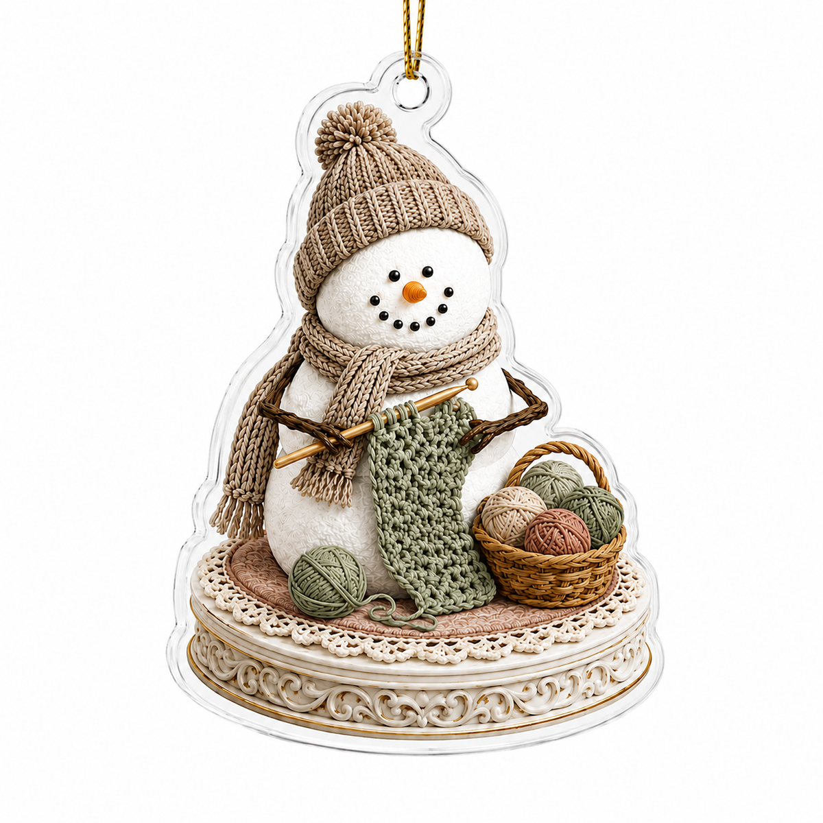 Snowman Hobbies Acrylic Crocheting