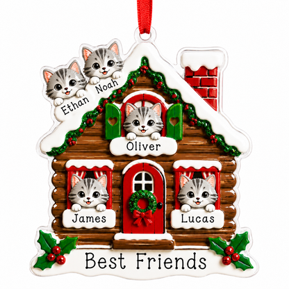 Christmas Animal House Cat