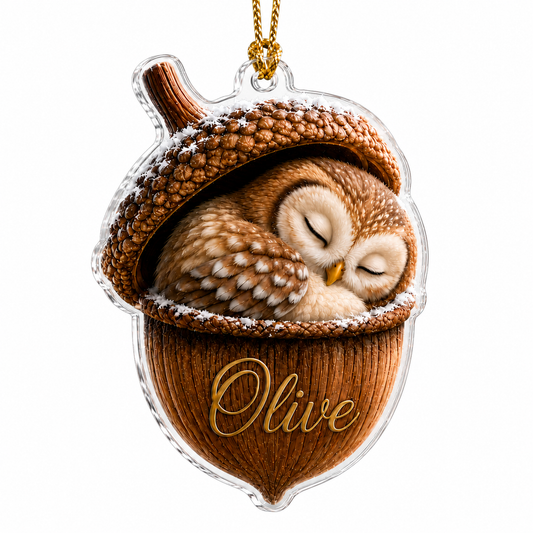 Animal Tree Decor Acrylic Owl