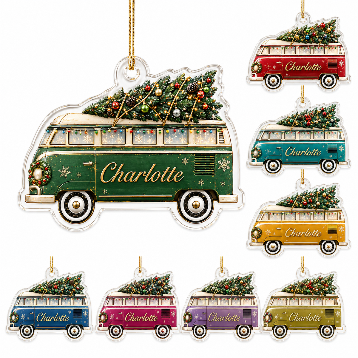 Camping Personalize Acrylic Diverse Car