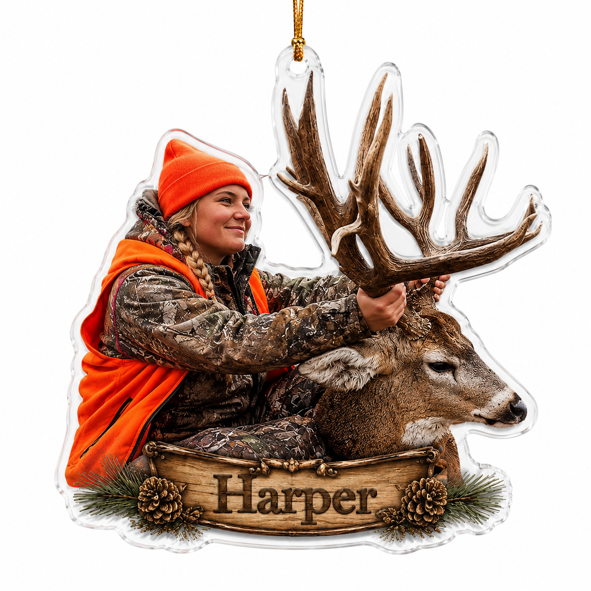 Personalized Hunting Antler Pride Acrylic
