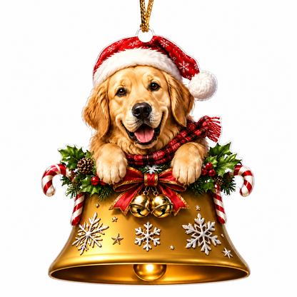 Dog Christmas Bell Golden Retriever