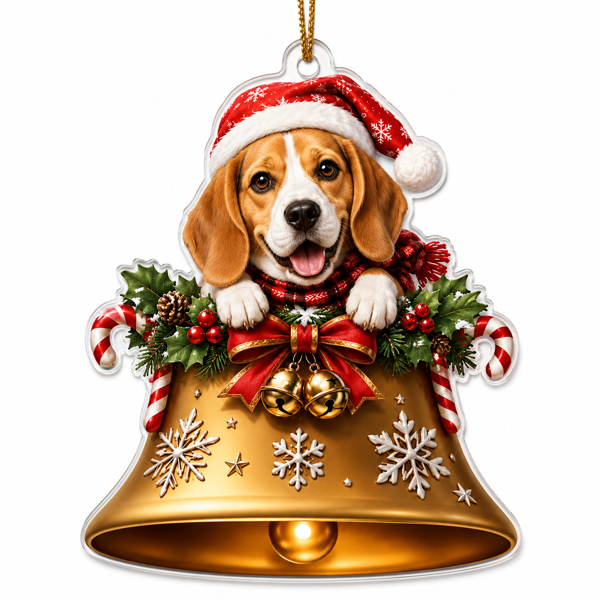 Dog Christmas Bell Beagle