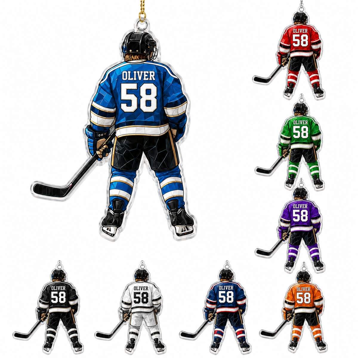 Hockey Acrylic Style 2