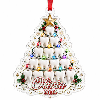 Dental Xmas Tooth Tree
