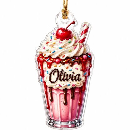 Custom Dessert Milkshake Acrylic