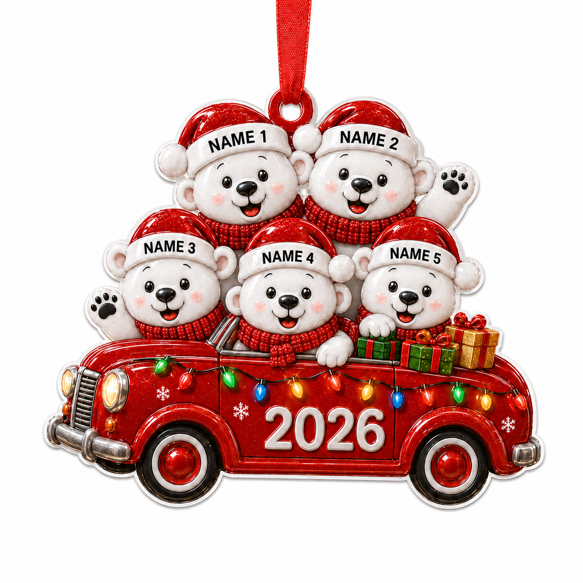 Custom Family Animal Car Bear