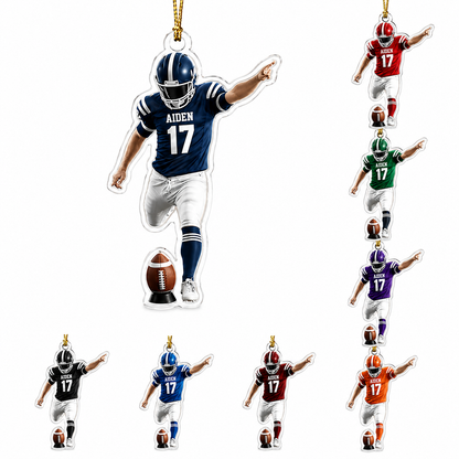 American Football Custome Name Acrylic Style 10