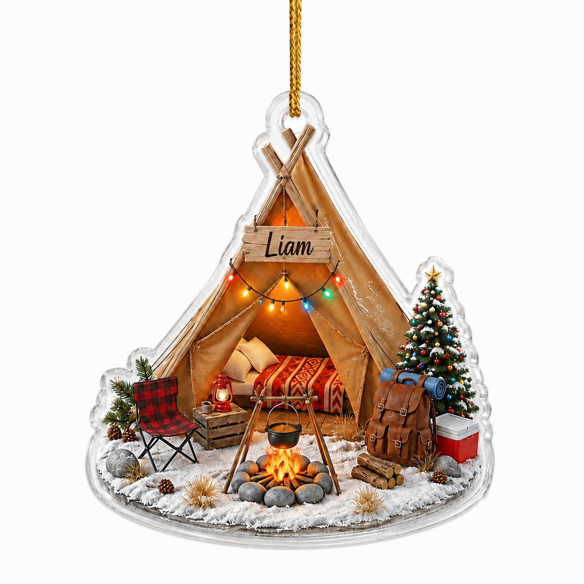 Camping Personalize Acrylic Cook Camping