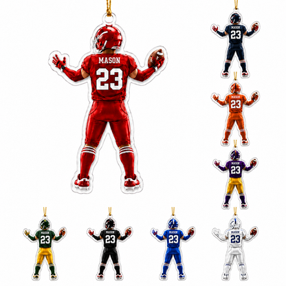 American Football Custome Name Acrylic Style 1