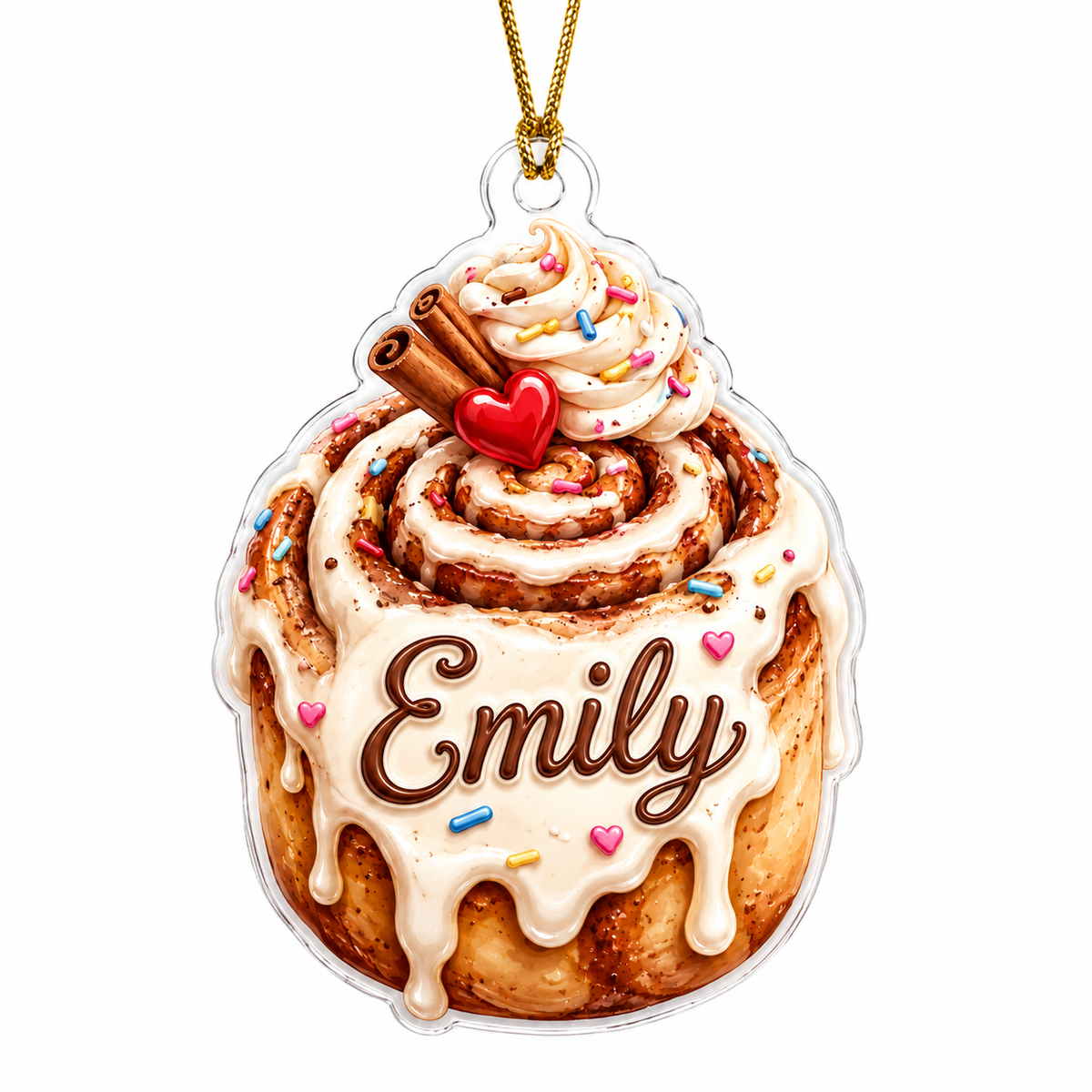 Custom Dessert Cinnamon Roll Acrylic