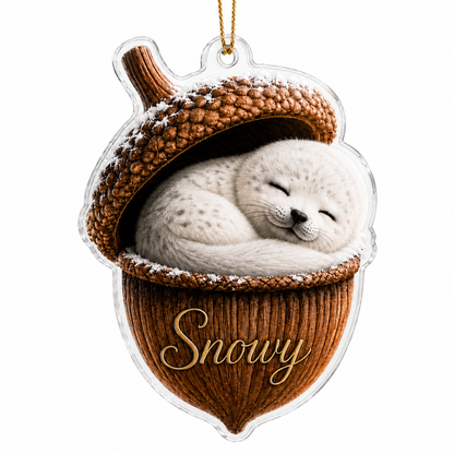 Animal Tree Decor Acrylic Baby Seal