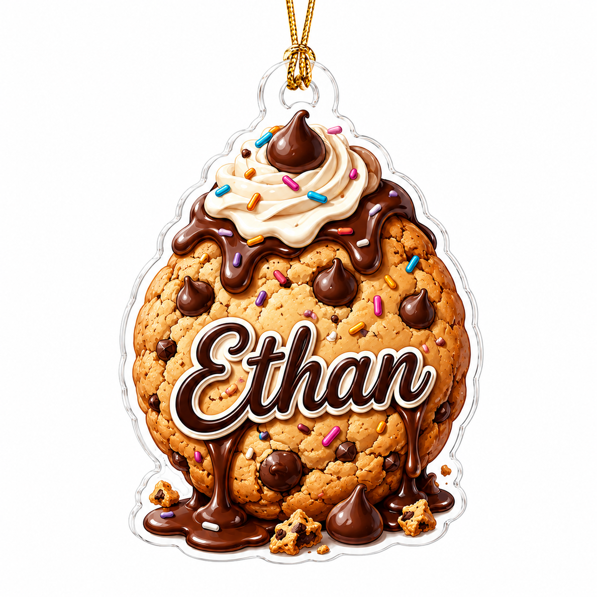 Custom Dessert Chocolate Chip Cookie Acrylic