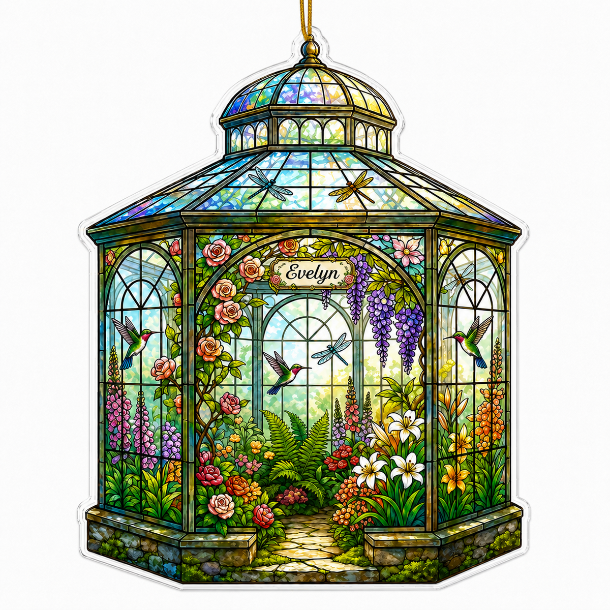 Custom Gardening Floral Conservatory Acrylic