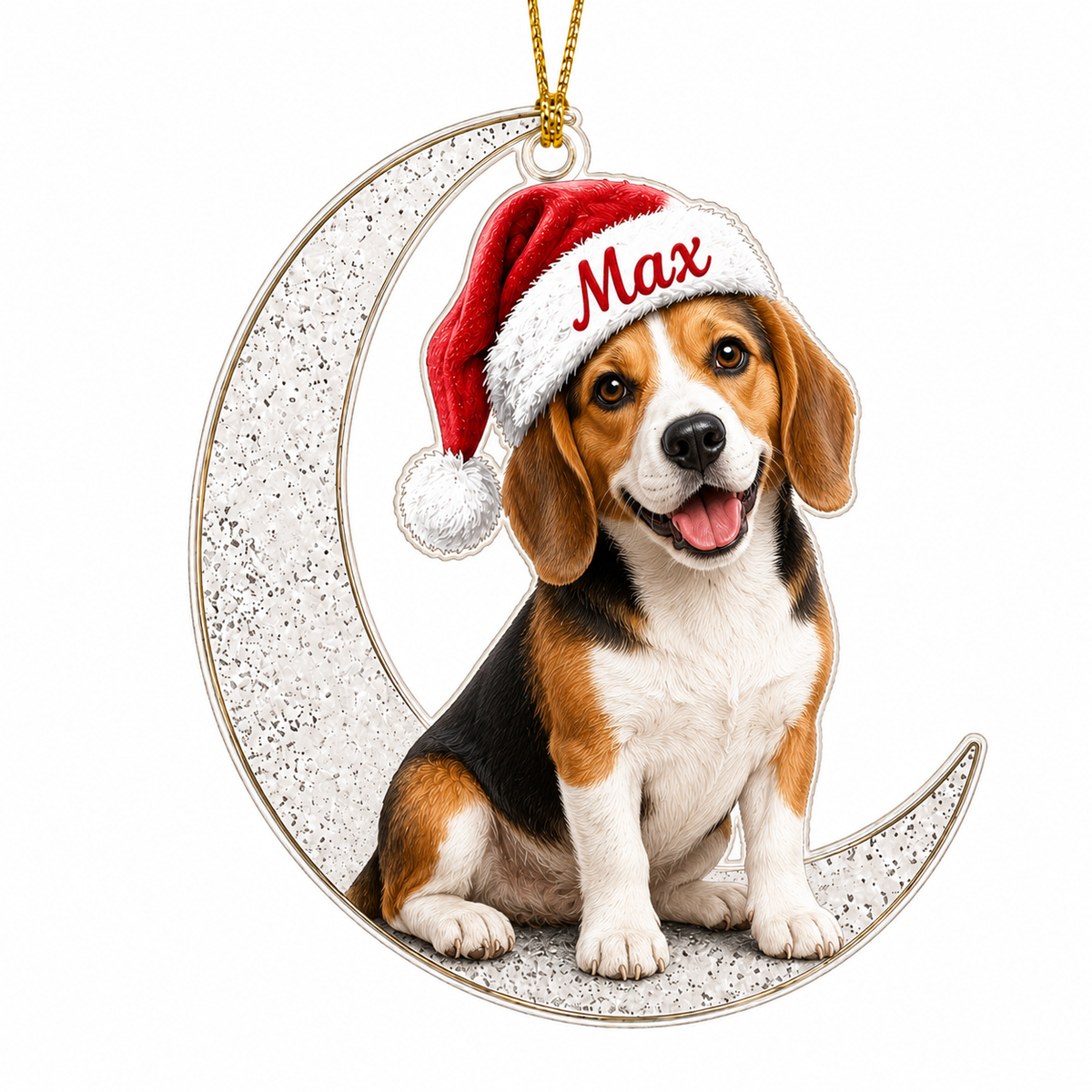 Custom Photo Dog Christmas Style 14