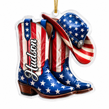 Personalized Boost Stars and Stripes Acrylic