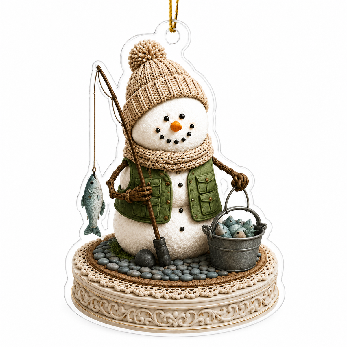 Snowman Hobbies Acrylic Fishing