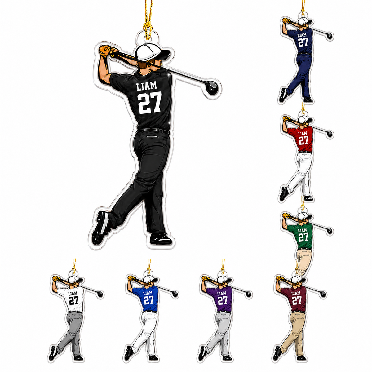 Golf Acrylic Style 14