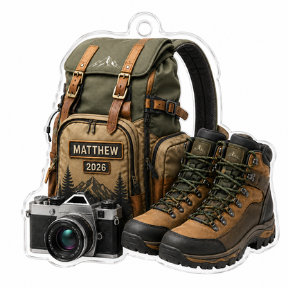 Custom Name Hiking And Trekking Acrylic Style 20